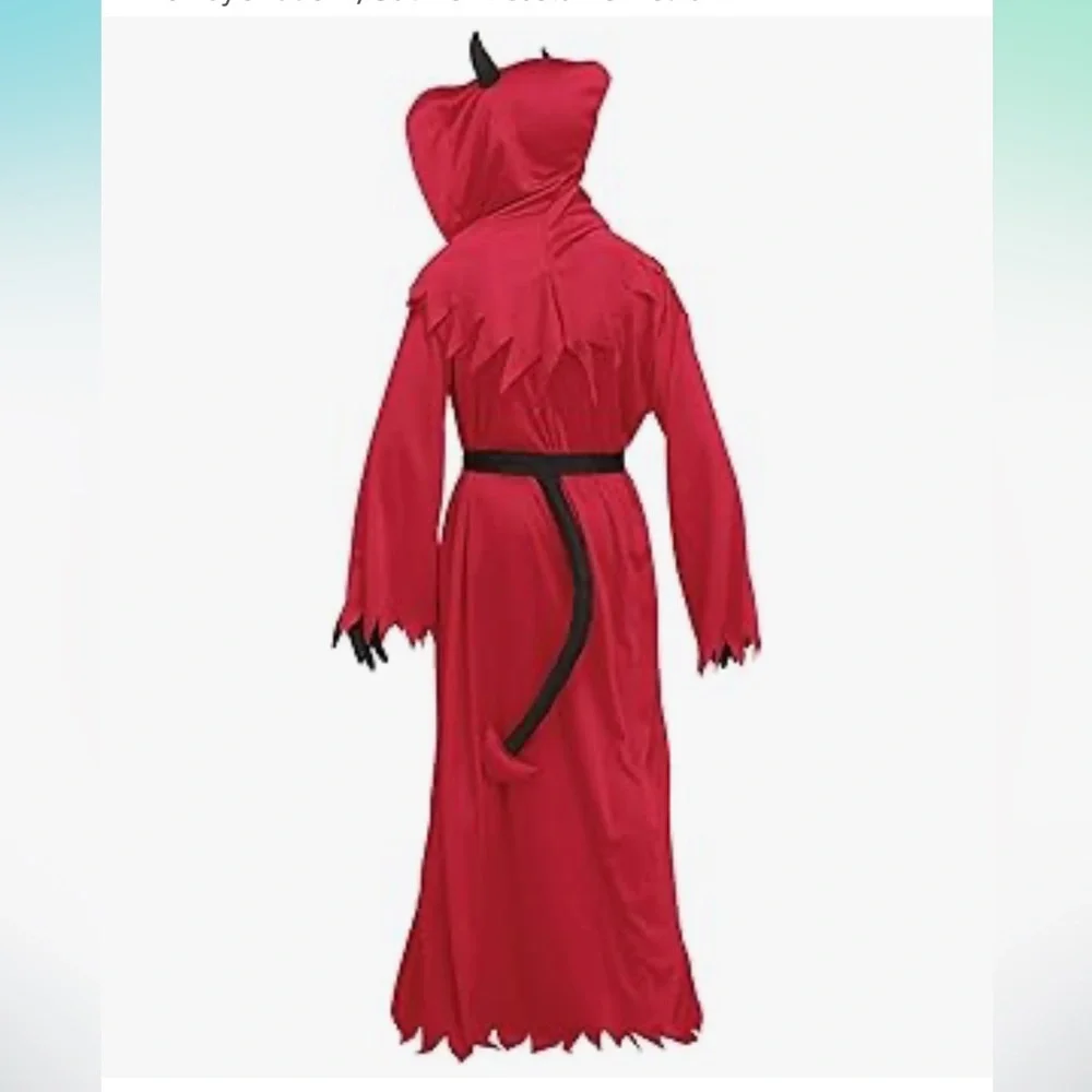 NWT Fun World Kids Unisex Fade In &‎ Out Devil Halloween Costume Cosplay